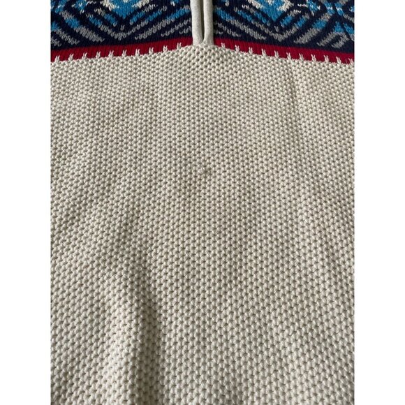 Izod Mens Cream Sweater L/G With Nordic Design 75% Cotton & 25% Acrylic - Picture 2 of 8